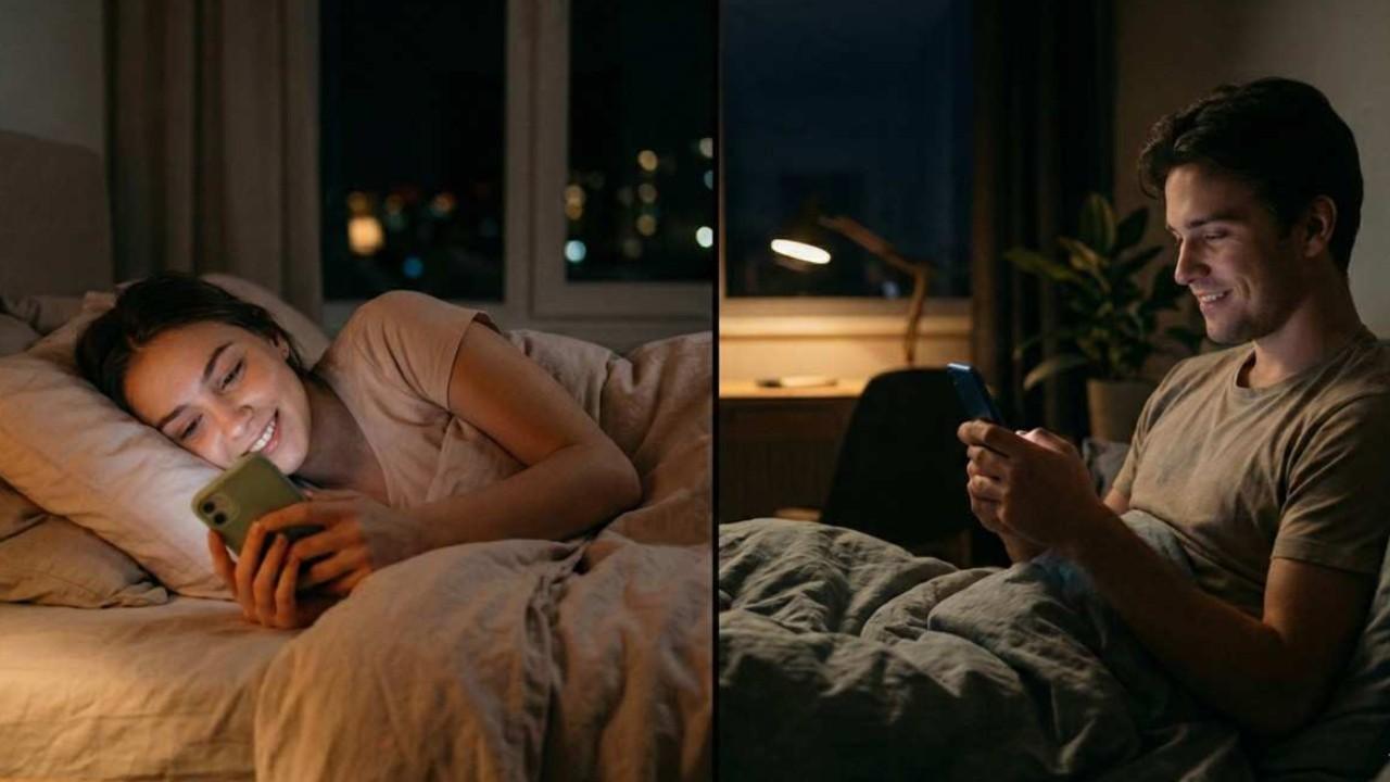 Application de rencontre & dating 21 couple chating at night